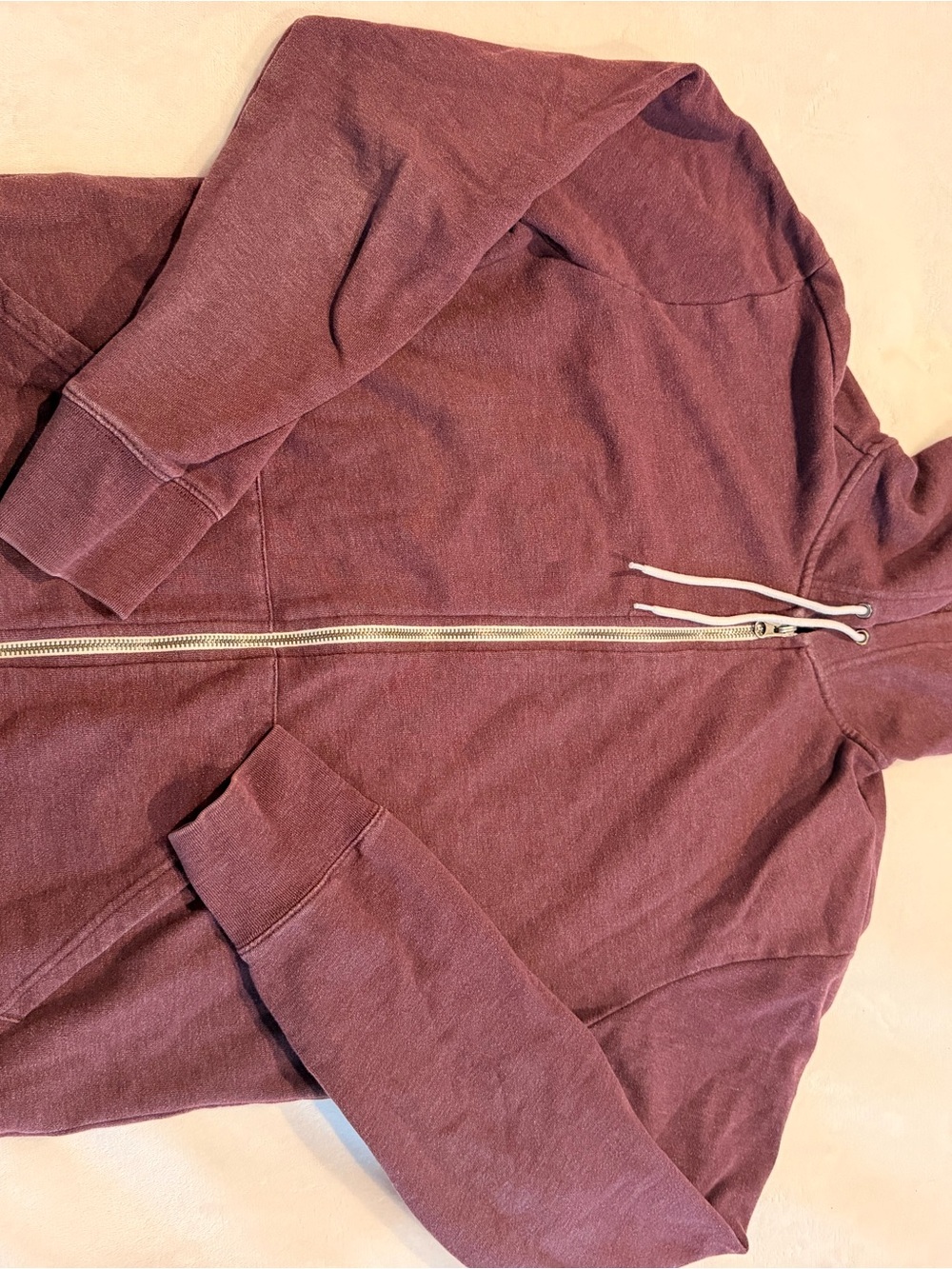 Mossimo Supply Co. Men's Zip-Up Hoodie in Plum Wine